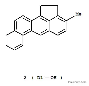Molecular Structure of 64398-48-7 (3-methyl-1,2-dihydrocyclopenta[ij]tetraphene-1,2-diol)