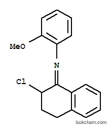 Molecular Structure of 64398-50-1 (N-[(1Z)-2-chloro-3,4-dihydronaphthalen-1(2H)-ylidene]-2-methoxyaniline)