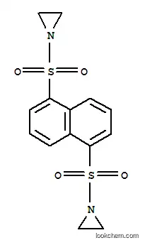 Molecular Structure of 64398-51-2 (Aziridine,1,1'-[1,5-naphthalenediylbis(sulfonyl)]bis- (9CI))
