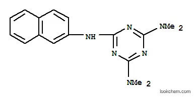 Molecular Structure of 64398-57-8 (N~2~,N~2~,N~4~,N~4~-tetramethyl-N~6~-(naphthalen-2-yl)-1,3,5-triazine-2,4,6-triamine)