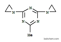 Molecular Structure of 64398-65-8 (2,4-bis(aziridin-1-yl)-6-methyl-1,3,5-triazine)