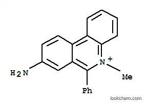 Molecular Structure of 64398-71-6 (8-amino-5-methyl-6-phenylphenanthridinium)