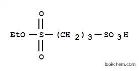 Molecular Structure of 64398-88-5 (3-(ethoxysulfonyl)propane-1-sulfonic acid)