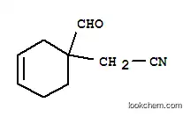 Molecular Structure of 64404-62-2 (3-Cyclohexene-1-acetonitrile, 1-formyl- (9CI))
