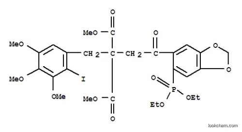 dimethyl {2-[6-(diethoxyphosphoryl)-1,3-benzodioxol-5-yl]-2-oxoethyl}(2-iodo-3,4,5-trimethoxybenzyl)propanedioate