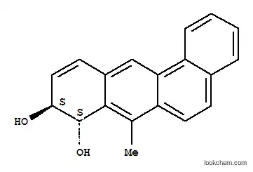 Molecular Structure of 64521-15-9 ((8R,9R)-7-methyl-8,9-dihydrotetraphene-8,9-diol)