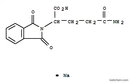 Molecular Structure of 64536-01-2 (sodium 5-amino-2-(1,3-dioxo-1,3-dihydro-2H-isoindol-2-yl)-5-oxopentanoate)