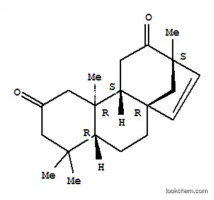 Molecular Structure of 64657-12-1 (17-Norkaur-15-ene-2,12-dione,13-methyl-, (8b,13b)- (9CI))