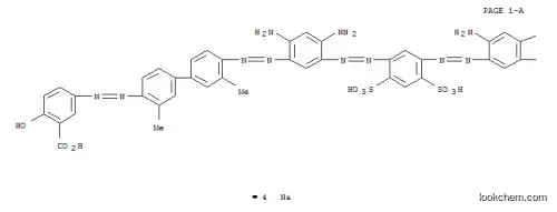 Molecular Structure of 6471-42-7 (5,5'-[[4,6-Bis(sodiosulfo)-1,3-phenylene]bis[azo(4,6-diamino-3,1-phenylene)azo(3,3'-dimethyl[1,1'-biphenyl]-4,4'-diyl)azo]]bis[2-hydroxybenzoic acid sodium] salt)