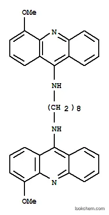 Molecular Structure of 64955-57-3 (1,8-Octanediamine,N,N'-bis(4-methoxy-9-acridinyl)- (9CI))