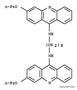 Molecular Structure of 64955-61-9 (1,8-Octanediamine,N,N'-bis(3-propoxy-9-acridinyl)- (9CI))