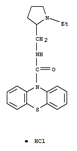 N-(N'-ethyl-pyrrolidino-2-methyl)phenothiazine-10-carboxamide