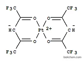 Molecular Structure of 65353-51-7 (Platinum,bis(1,1,1,5,5,5-hexafluoro-2,4-pentanedionato-kO2,kO4)-, (SP-4-1)-)