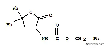 Molecular Structure of 65427-46-5 (benzyl (2-oxo-5,5-diphenyltetrahydrofuran-3-yl)carbamate)