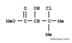 Molecular Structure of 65492-39-9 (Butanoic  acid,  3-chloro-2-hydroxy-3-methyl-,  methyl  ester)