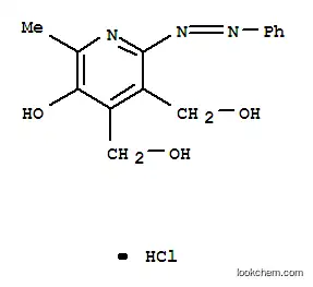 Molecular Structure of 6600-90-4 ((6Z)-4,5-bis(hydroxymethyl)-2-methyl-6-(phenylhydrazinylidene)pyridin- 3-one)