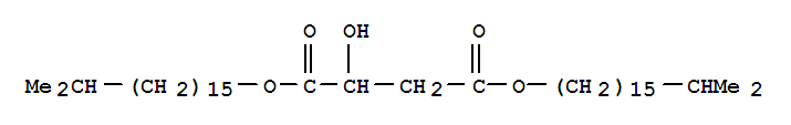 Butanedioic acid,2-hydroxy-, 1,4-bis(16-methylheptadecyl) ester