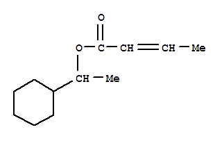 1-cyclohexylethyl 2-butenoate
