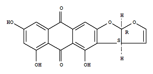 Anthra[2,3-b]furo[3,2-d]furan-5,10-dione,3a,12a-dihydro-4,6,8-trihydroxy-, (3aS,12aR)-