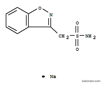 Molecular Structure of 68291-98-5 (Zonisamide sodium salt)