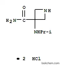 Molecular Structure of 686344-57-0 (3-(Isopropylamino)azetidine-3-carboxamide dihydrochloride)