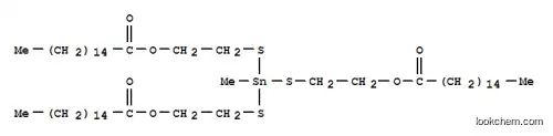 Molecular Structure of 68928-41-6 ((methylstannylidyne)tris(thioethylene) tripalmitate)