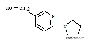 Molecular Structure of 690632-01-0 ([6-(1-PYRROLIDINYL)-3-PYRIDINYL]METHANOL)
