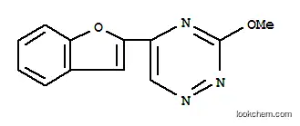 Molecular Structure of 69467-24-9 (5-(Benzofuran-2-yl)-3-methoxy-1,2,4-triazine)
