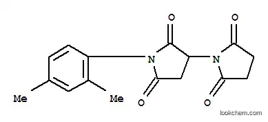 Molecular Structure of 69557-07-9 ([1,3'-Bipyrrolidine]-2,2',5,5'-tetrone,1'-(2,4-dimethylphenyl)-)