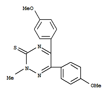 1,2,4-Triazine-3(2H)-thione,5,6-bis(4-methoxyphenyl)-2-methyl-