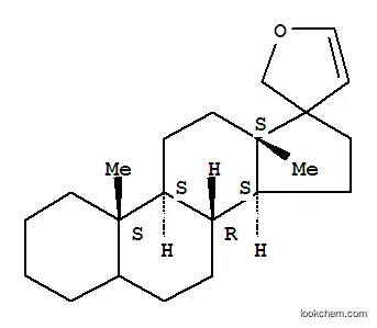 Molecular Structure of 69611-58-1 (Spiro[androstane-17,3'(2'H)-furan](9CI))