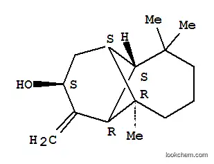 Molecular Structure of 69624-76-6 (Tricyclo[5.4.0.02,8]undecan-10-ol,2,6,6-trimethyl-9-methylene-, (1R,2R,7S,8S,10S)-)