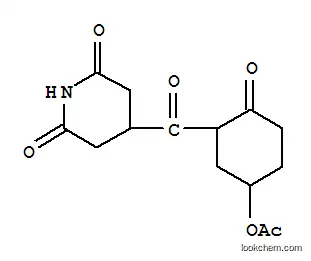 Molecular Structure of 6965-66-8 (3-[(2,6-dioxopiperidin-4-yl)carbonyl]-4-oxocyclohexyl acetate)
