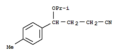Benzenebutanenitrile,4-methyl-g-(1-methylethoxy)-