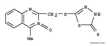 Molecular Structure of 6965-89-5 (4-methyl-3-oxo-2-{[(5-thioxo-4,5-dihydro-1,3,4-thiadiazol-2-yl)sulfanyl]methyl}-3,4-dihydroquinazolin-3-ium)