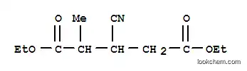 Molecular Structure of 6975-96-8 (diethyl 3-cyano-2-methylpentanedioate)