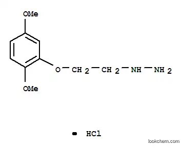 Molecular Structure of 69782-26-9 ([2-(2,5-dimethoxyphenoxy)ethyl]hydrazine hydrochloride)
