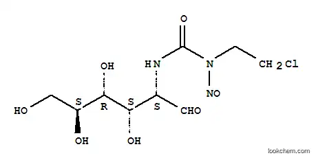 Molecular Structure of 69839-80-1 ((5xi)-2-{[(2-chloroethyl)(nitroso)carbamoyl]amino}-2-deoxy-L-lyxo-hexose)
