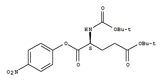 L-Glutamic acid,N-[(1,1-dimethylethoxy)carbonyl]-, 5-(1,1-dimethylethyl) 1-(4-nitrophenyl)ester
