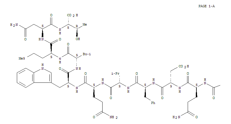 Molecular Structure of 69880-25-7 (Glucagon (swine),12-[N6-(aminoiminomethyl)-L-lysine]- (9CI))