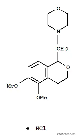 Molecular Structure of 70070-12-1 (4-[(5,6-dimethoxy-3,4-dihydro-1H-isochromen-1-yl)methyl]morpholine hydrochloride)