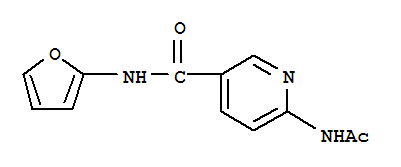 3-PYRIDINECARBOXAMIDE,6-(ACETYLAMINO)-N-FURAN-2-YL-