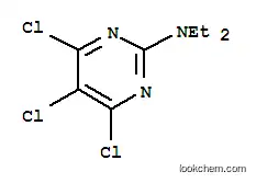Molecular Structure of 7038-64-4 (2-Pyrimidinamine,4,5,6-trichloro-N,N-diethyl-)