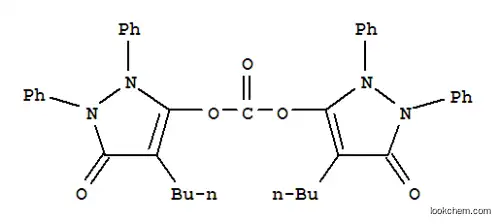 Molecular Structure of 70485-37-9 (bis[4-butyl-1,2-dihydro-3-oxo-1,2-diphenyl-3H-pyrazol-5-yl] carbonate)