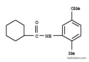 Molecular Structure of 712298-87-8 (Cyclohexanecarboxamide, N-(5-methoxy-2-methylphenyl)- (9CI))