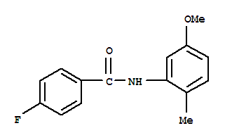 4-Fluoro-N-(5-methoxy-2-methylphenyl)benzamide