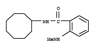 Benzamide,N-cyclooctyl-2-(methylamino)-