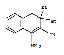 2-NAPHTHALENECARBONITRILE,1-AMINO-3,3-DIETHYL-3,4-DIHYDRO-