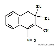 Molecular Structure of 712320-58-6 (2-Naphthalenecarbonitrile,1-amino-3,3-diethyl-3,4-dihydro-(9CI))