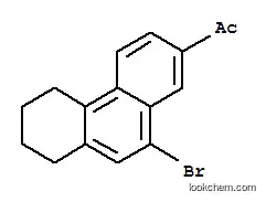Molecular Structure of 7148-09-6 (1-(10-bromo-5,6,7,8-tetrahydrophenanthren-2-yl)ethanone)